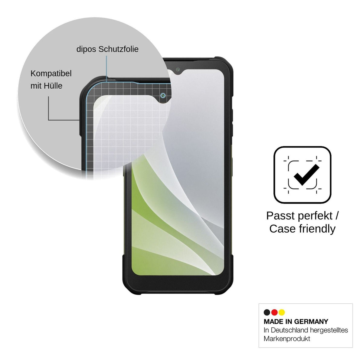 4x Screen Protector for Hammer Construction 3 5G Protection Anti Glare dipos