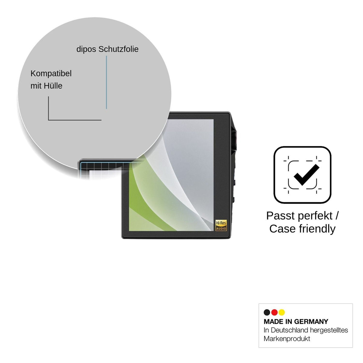 4x Screen Protector for HIDIZS AP80 Protection Anti Glare dipos