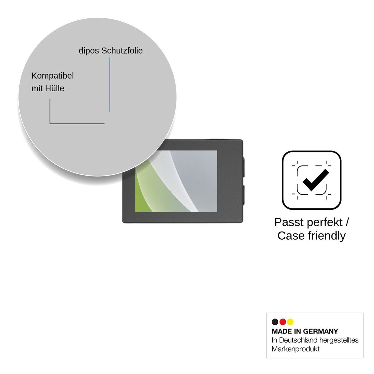 4x Screen Protector for Hiicam sp10 Protection Anti Glare dipos