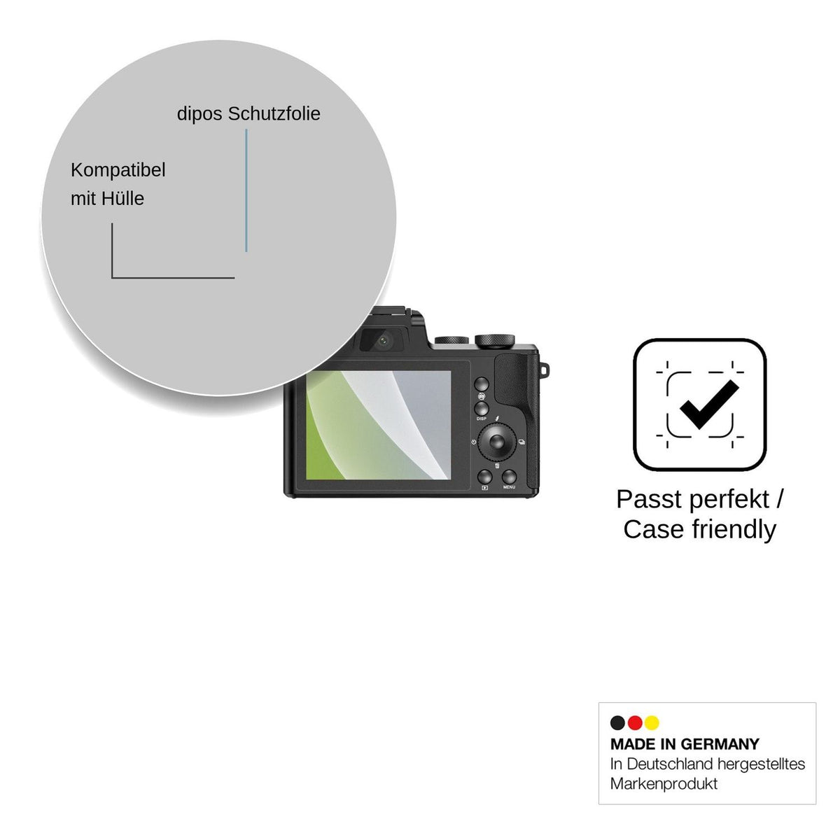 4x Screen Protector for HKOORLAMULS DC226 Protection Anti Glare dipos