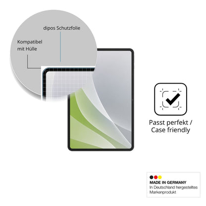 Schutzfolie mit optimaler Passform, zur Verwendung mit Hüllen geeignet