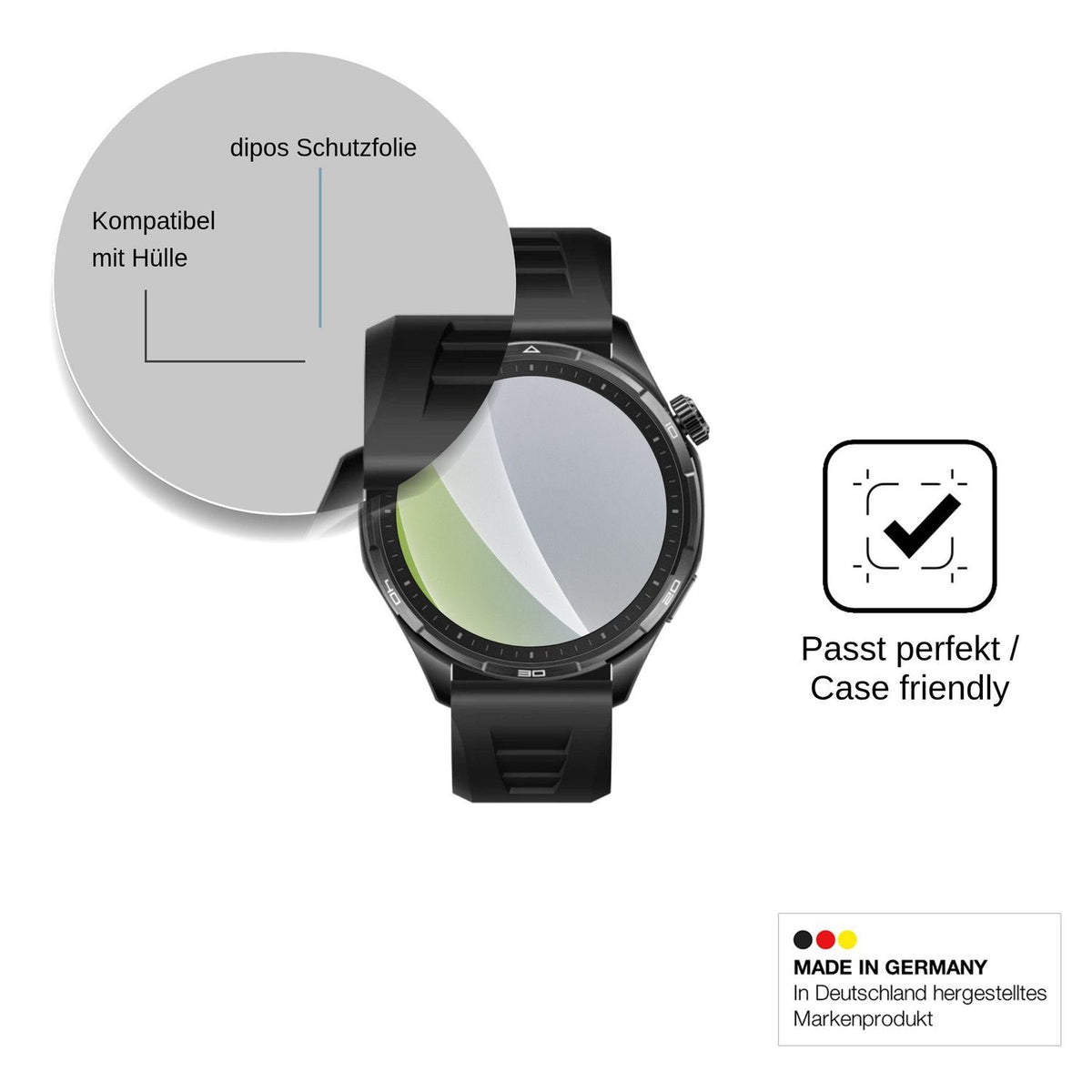 6x Screen Protector for Honor Watch 6 Pro Protection Anti Glare dipos