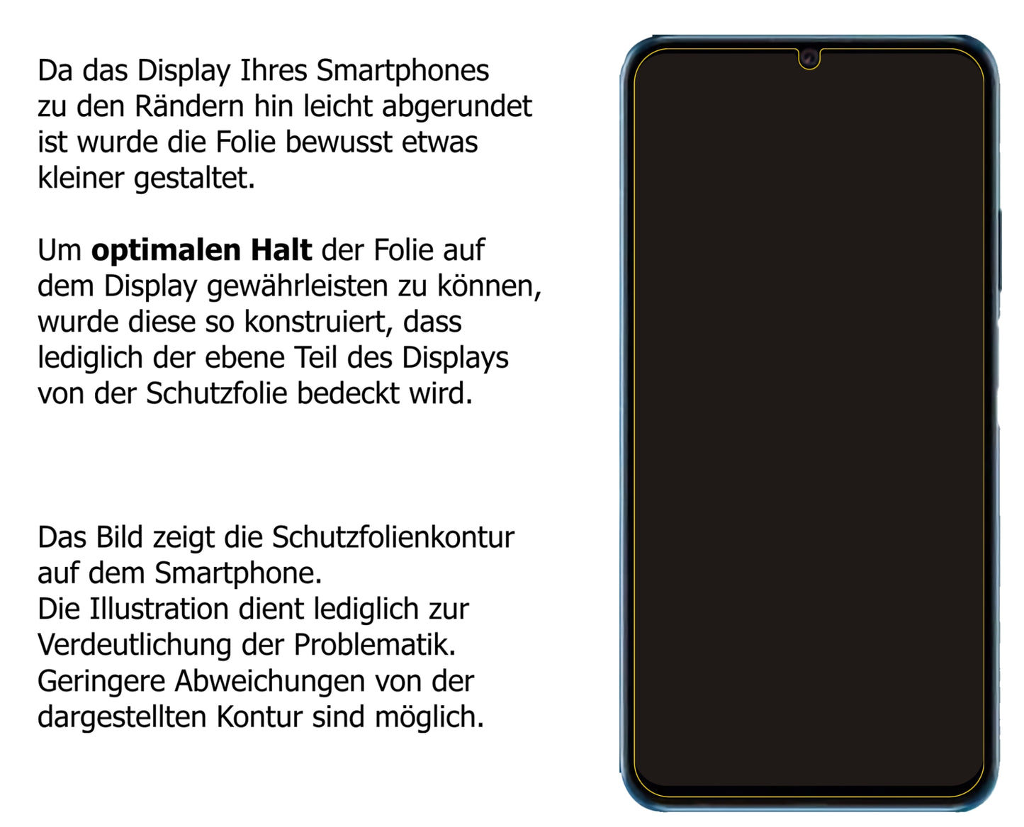 Dünne und klare Folie passend zugeschnitten für Honor X30 Max