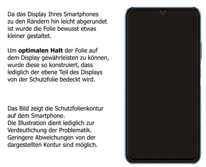 Dünne und klare Folie passend zugeschnitten für Honor X30 Max