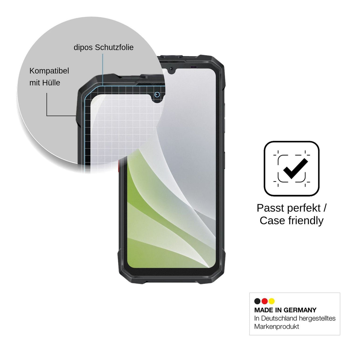 4x Screen Protector for Hotwav Hyper 8E Protection Anti Glare dipos