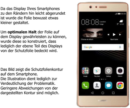 Schutzfolie mit optimaler Passform, zur Verwendung mit Hüllen geeignet