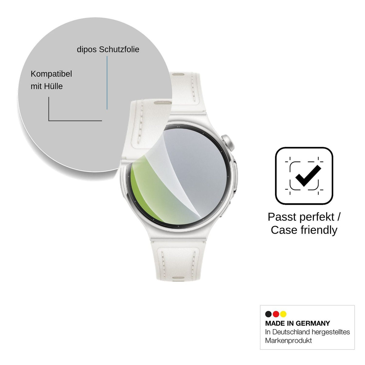 6x Screen Protector for Huawei Watch 6 42mm Protection Anti Glare dipos