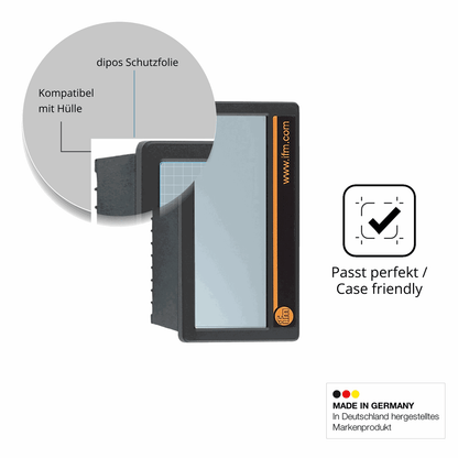 Schutzfolie mit optimaler Passform, zur Verwendung mit H�llen geeignet