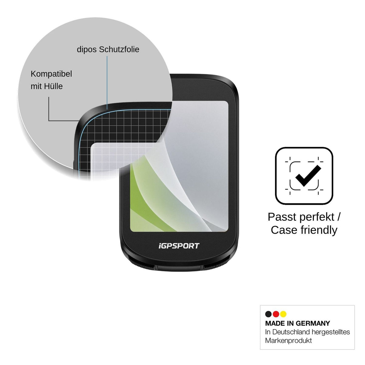 4x Screen Protector for iGPSPORT BSC200 Pro Protection Anti Glare dipos