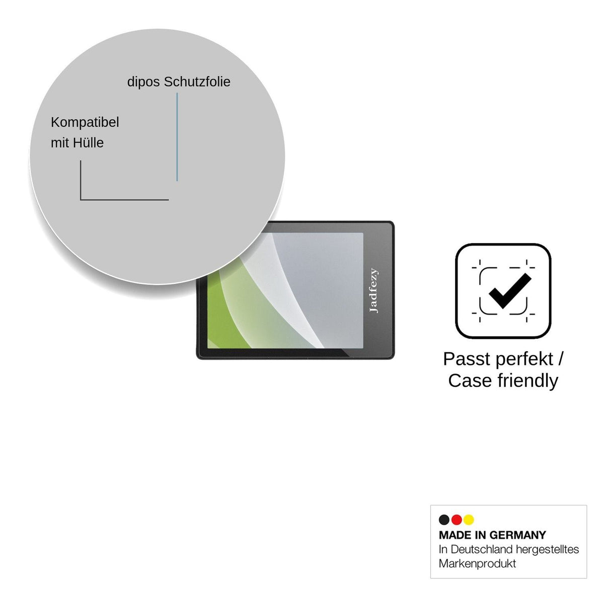 4x Screen Protector for Jadfezy Action Cam K-06 Protection Anti Glare dipos