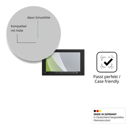 Schutzfolie mit optimaler Passform, zur Verwendung mit Hüllen geeignet