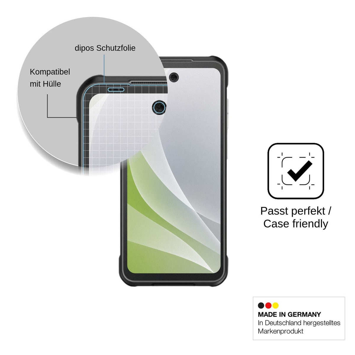4x Screen Protector for JCB Toughphone MAX M20 Protection Anti Glare dipos
