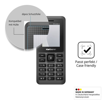 Schutzfolie mit optimaler Passform, zur Verwendung mit Hüllen geeignet