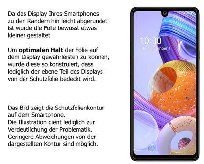 Schutzfolie mit optimaler Passform, zur Verwendung mit Hüllen geeignet