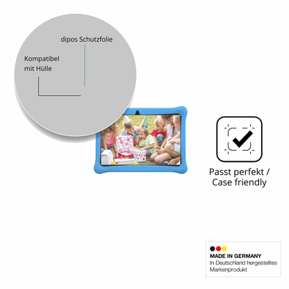 Schutzfolie mit optimaler Passform, zur Verwendung mit Hüllen geeignet