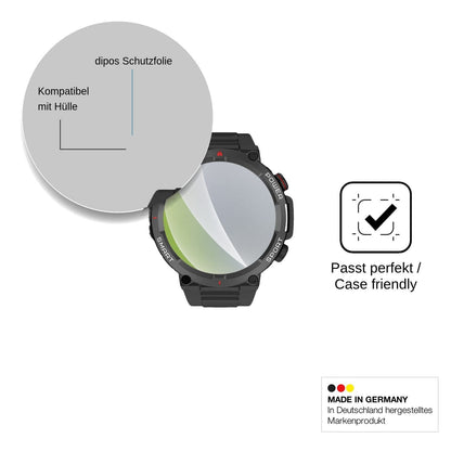 6x Screen Protector for Neow W-Watch 1.39 Protection Anti Glare dipos
