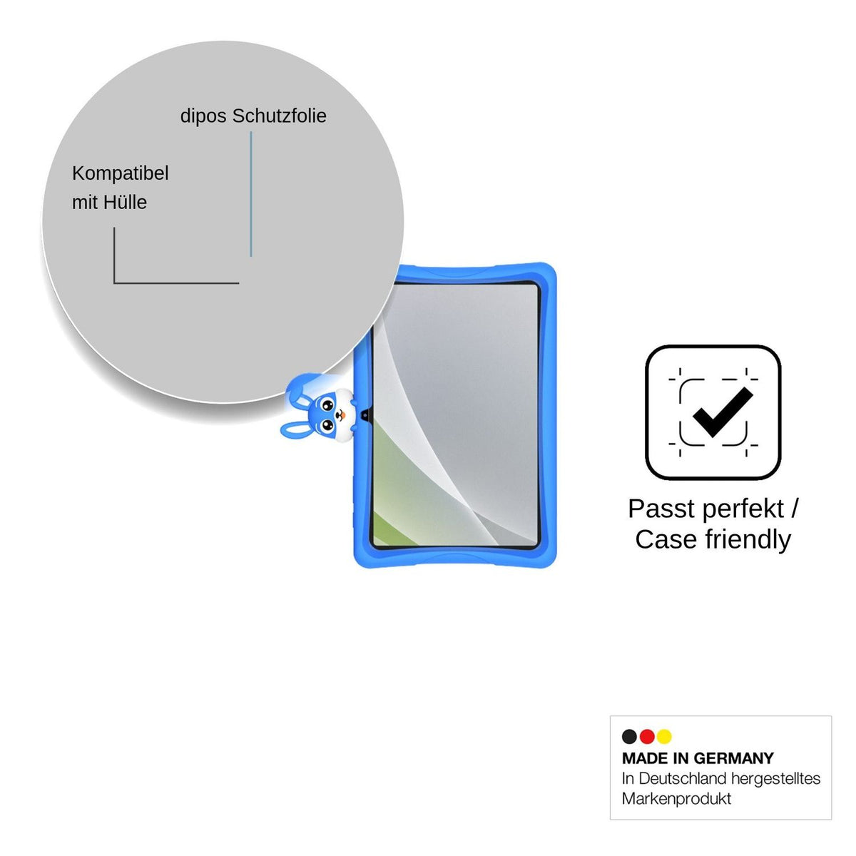 2x Screen Protector for Nexall K10 Protection Anti Glare dipos