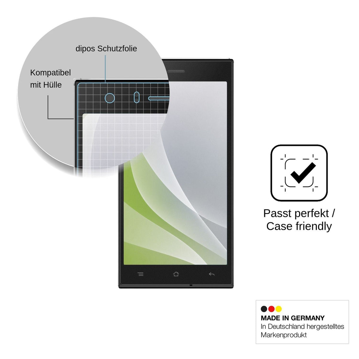 4x Screen Protector for Nomi i500 Sprint Protection Anti Glare dipos