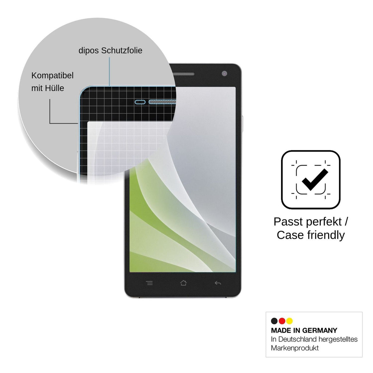 4x Screen Protector for Nomi i501 Style Protection Anti Glare dipos