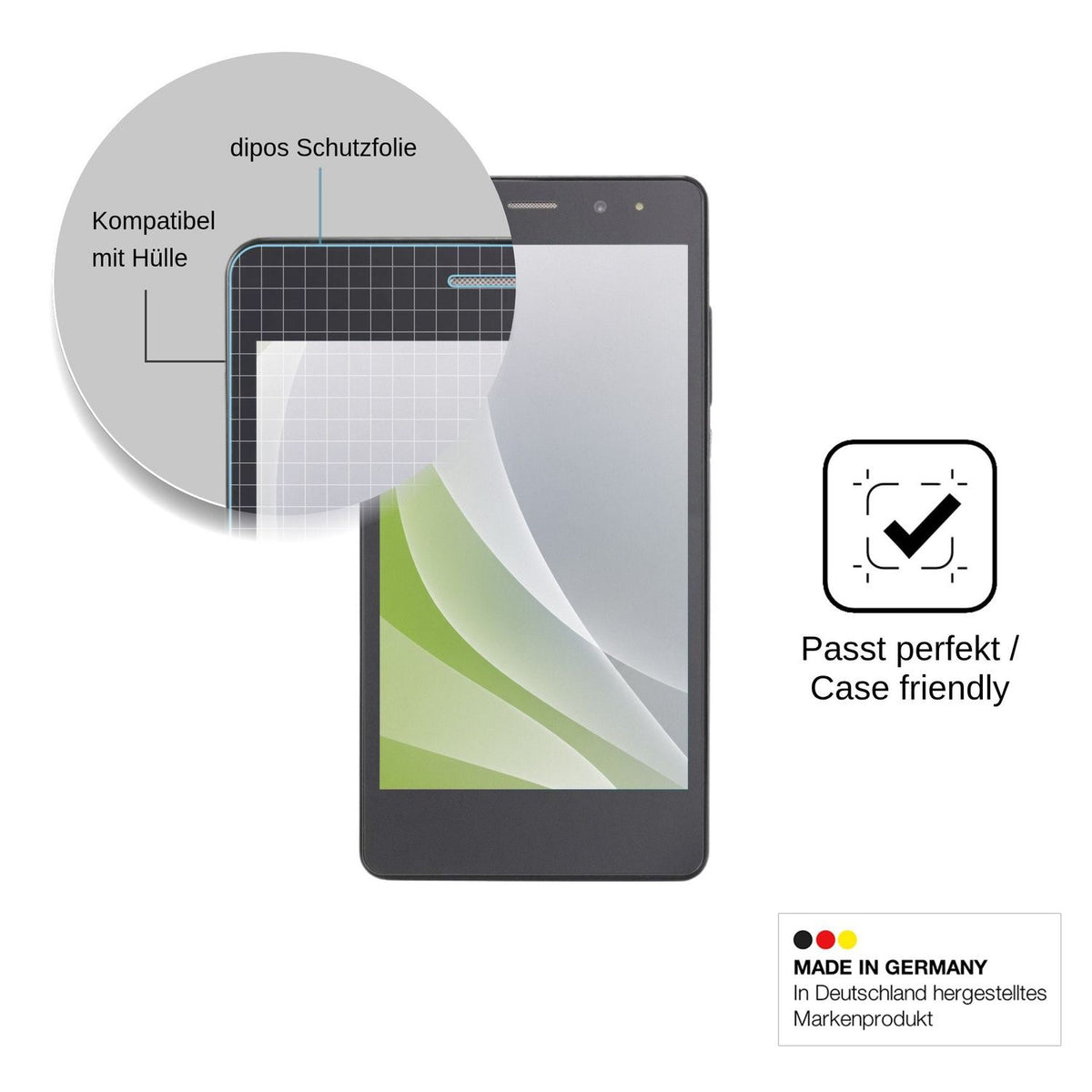 4x Screen Protector for Nomi i502 Drive Protection Anti Glare dipos