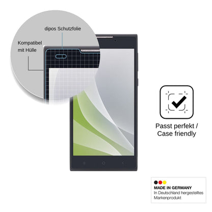 4x Screen Protector for Nomi i508 Energy Protection Anti Glare dipos