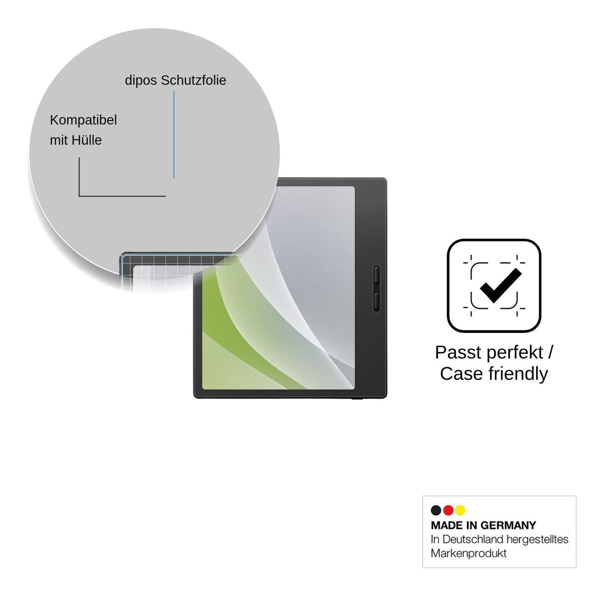 2x Screen Protector for Onyx Boox Go 7 Tappy Protection Anti Glare dipos