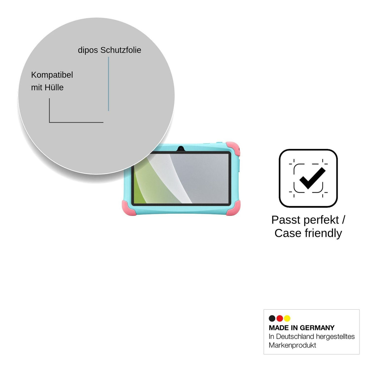 2x Screen Protector for Oscal Kido Mini Protection Anti Glare dipos