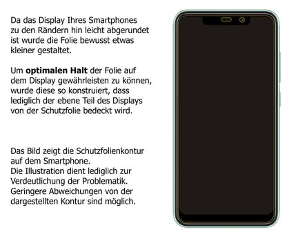 Schutzfolie mit optimaler Passform, zur Verwendung mit Hüllen geeignet