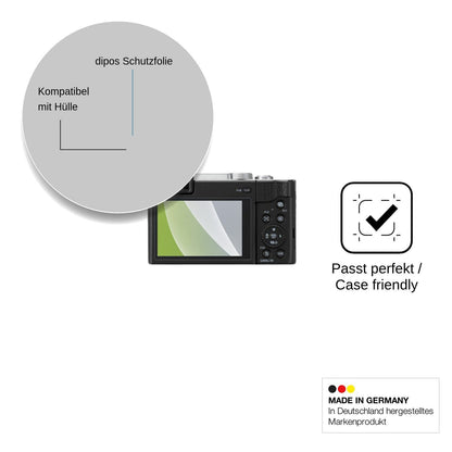 4x Screen Protector for Panasonic Lumix DC-TZ96 Protection Anti Glare dipos