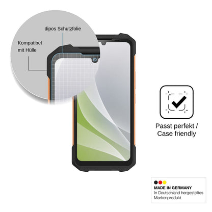 4x Screen Protector for Philips S8320 Protection Anti Glare dipos