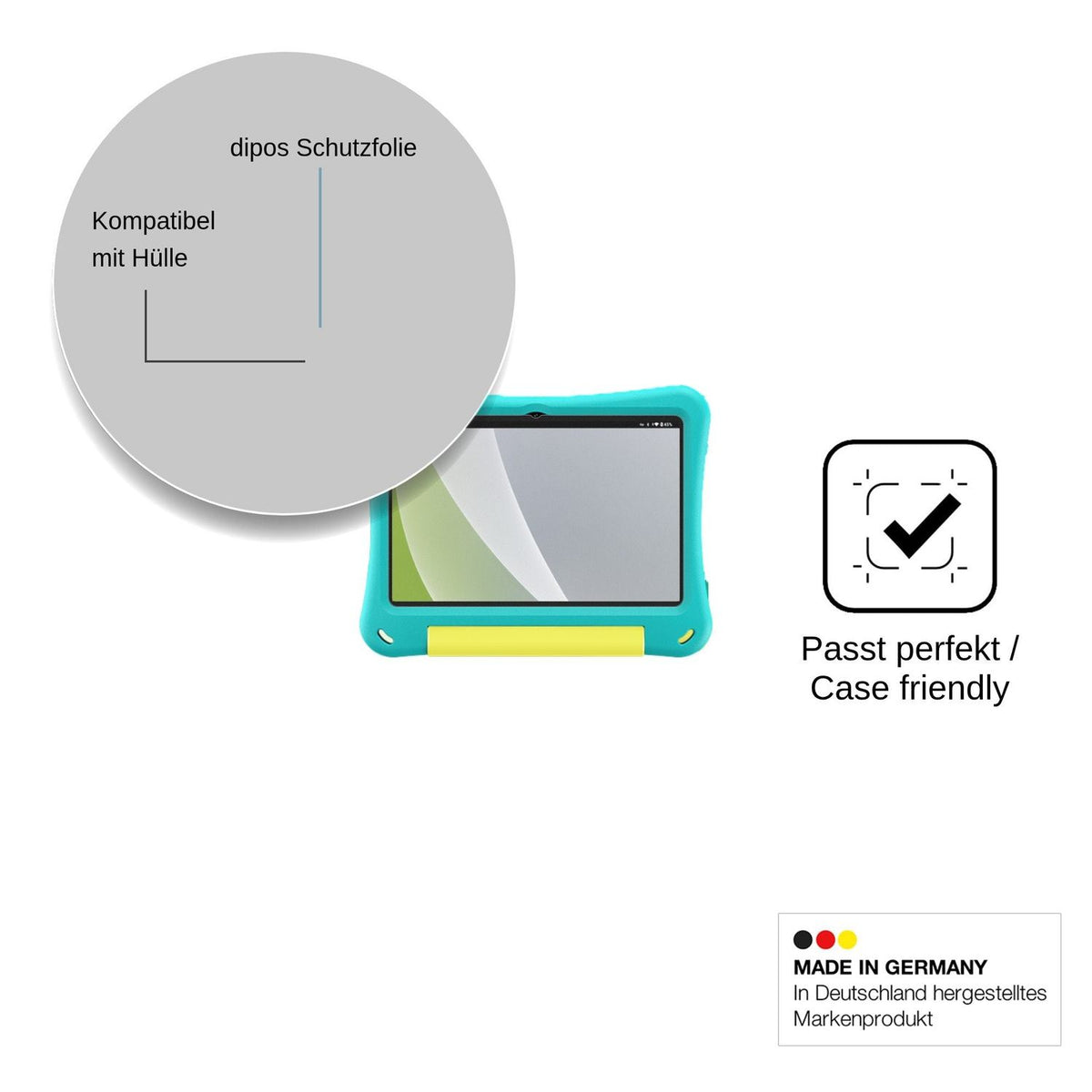 2x Screen Protector for PLOYER 1061D Protection Anti Glare dipos