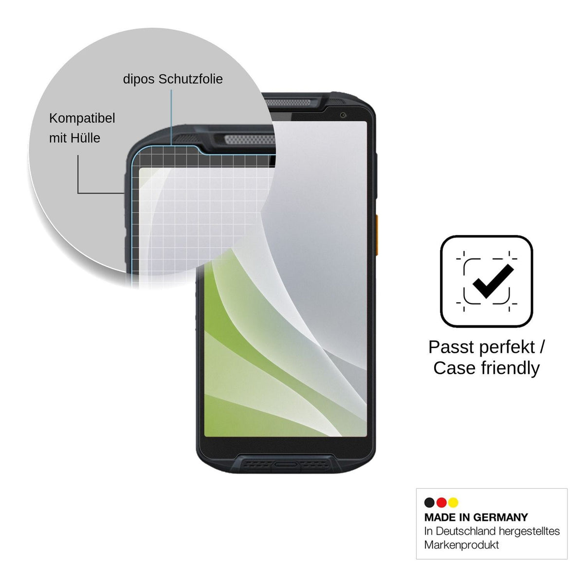 4x Screen Protector for Point Mobile PM95 Protection Anti Glare dipos