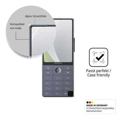 Schutzfolie mit optimaler Passform, zur Verwendung mit Hüllen geeignet