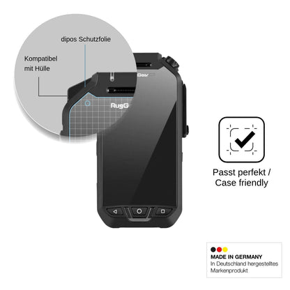 4x Screen Protector for RugGear RG750 Protection Anti Glare dipos