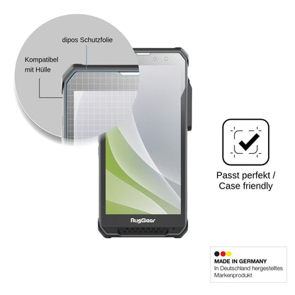 4x Screen Protector for RugGear RG880i Protection Anti Glare dipos
