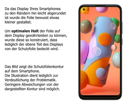 Schutzfolie mit optimaler Passform, zur Verwendung mit Hüllen geeignet