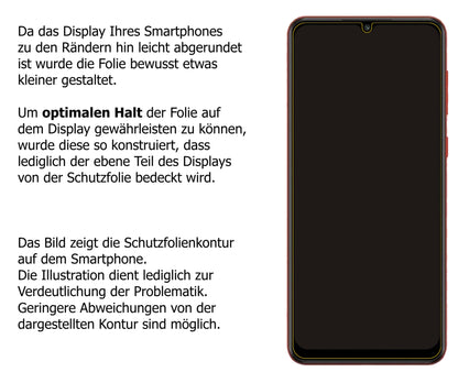Schutzfolie mit optimaler Passform, zur Verwendung mit Hüllen geeignet