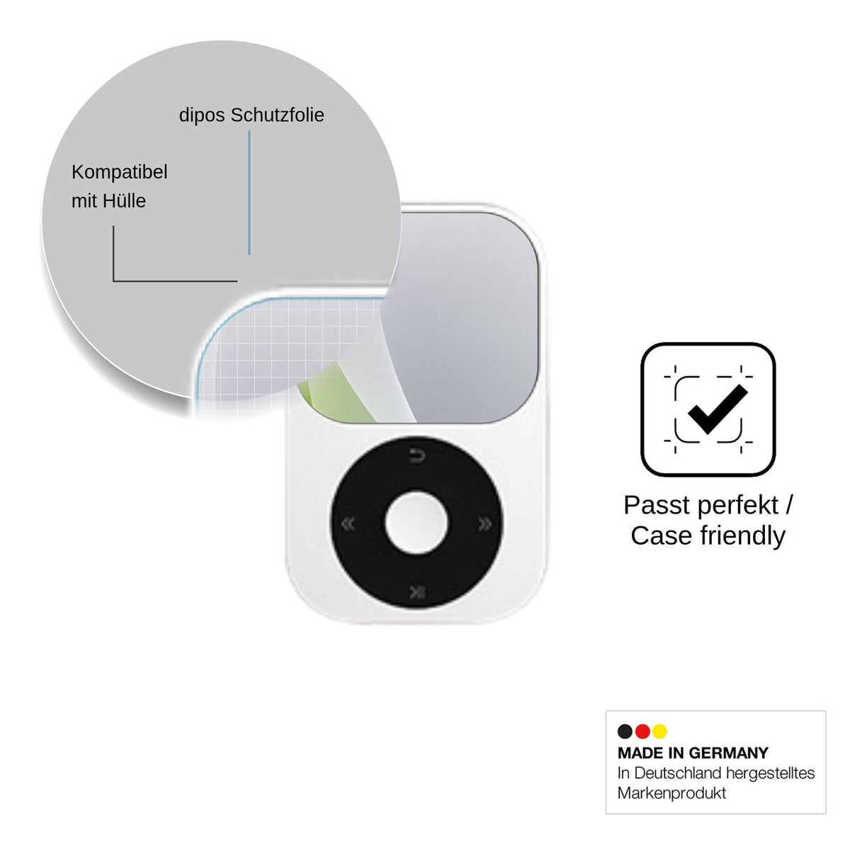 4x Screen Protector for Shanling Q II Protection Anti Glare dipos