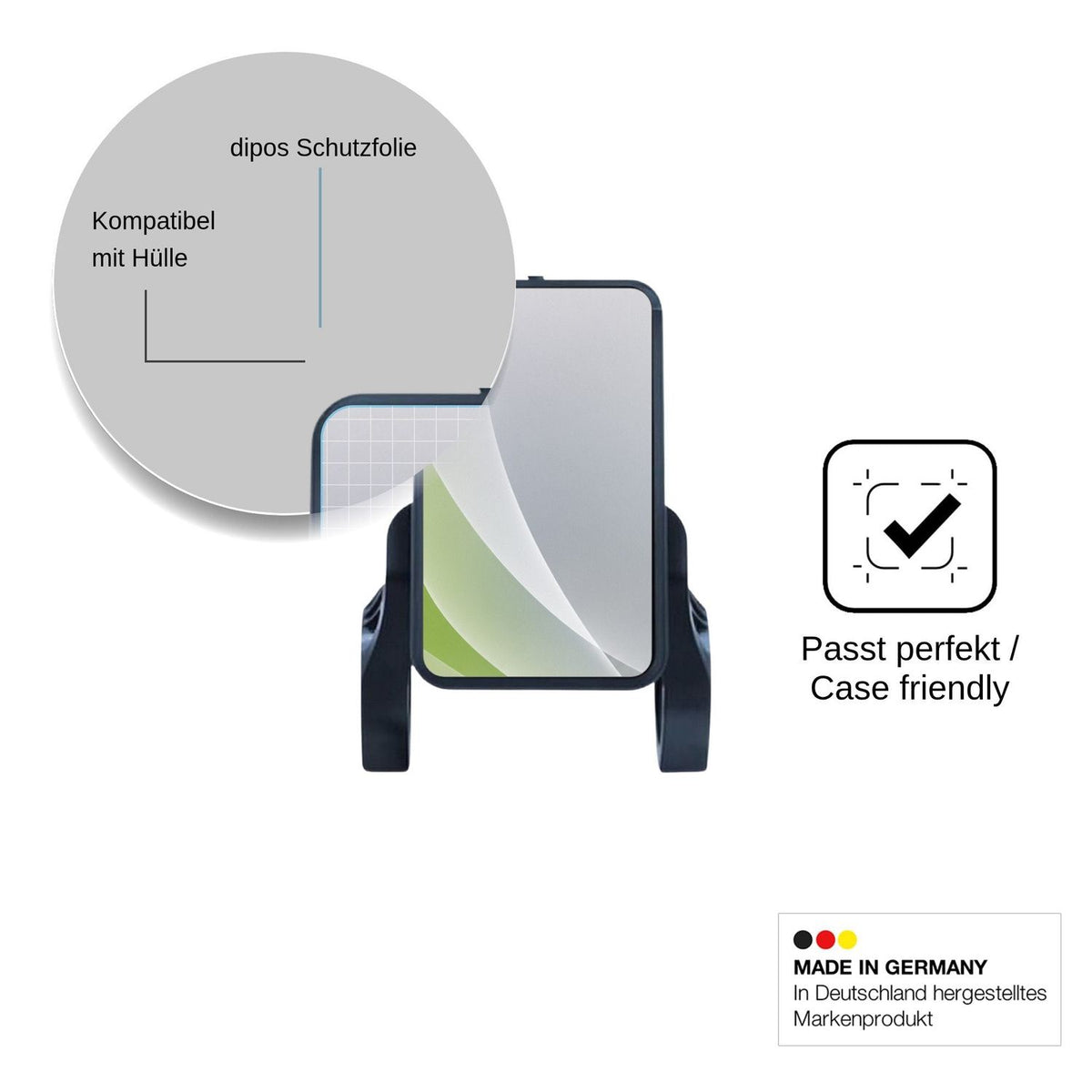 4x Screen Protector for Sharplace Digitalanzeige 81F Protection Anti Glare dipos