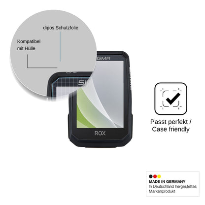 4x Screen Protector for Sigma ROX 4.0 Endurance Protection Anti Glare dipos