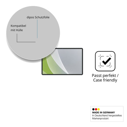 Schutzfolie mit optimaler Passform, zur Verwendung mit Hüllen geeignet