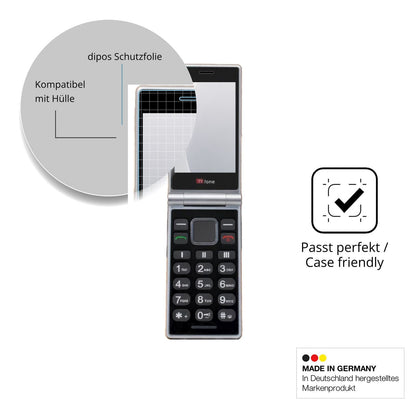 Schutzfolie mit optimaler Passform, zur Verwendung mit Hüllen geeignet