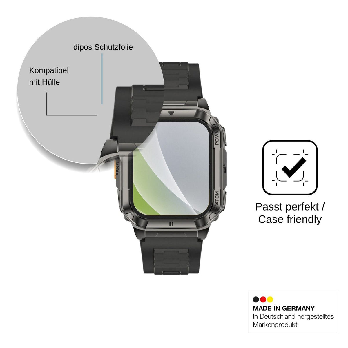 6x Screen Protector for Ulefone Armor Watch Ultra Protection Anti Glare dipos