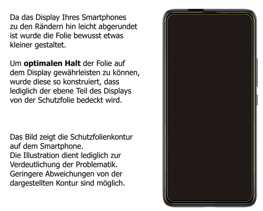 Dünne und klare Folie passend zugeschnitten für Umidigi S5 Pro