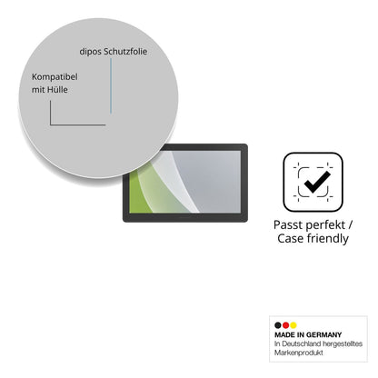 Schutzfolie mit optimaler Passform, zur Verwendung mit Hüllen geeignet