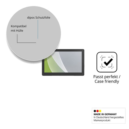 Schutzfolie mit optimaler Passform, zur Verwendung mit Hüllen geeignet