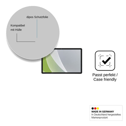 2x Screen Protector for VELVDIVA M618-EEA Protection Anti Glare dipos