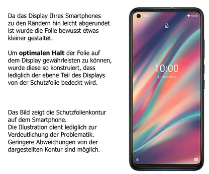 Schutzfolie mit optimaler Passform, zur Verwendung mit Hüllen geeignet