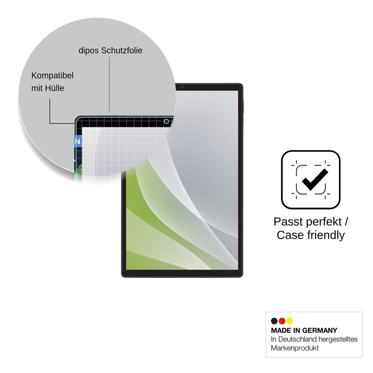 2x Screen Protector for WOREGOO 11 Inch Android 16 Protection Anti Glare dipos