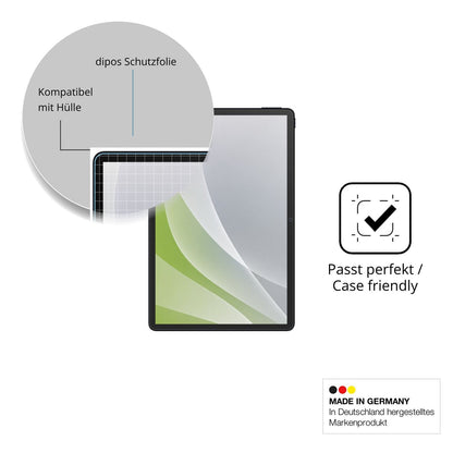 Schutzfolie mit optimaler Passform, zur Verwendung mit Hüllen geeignet